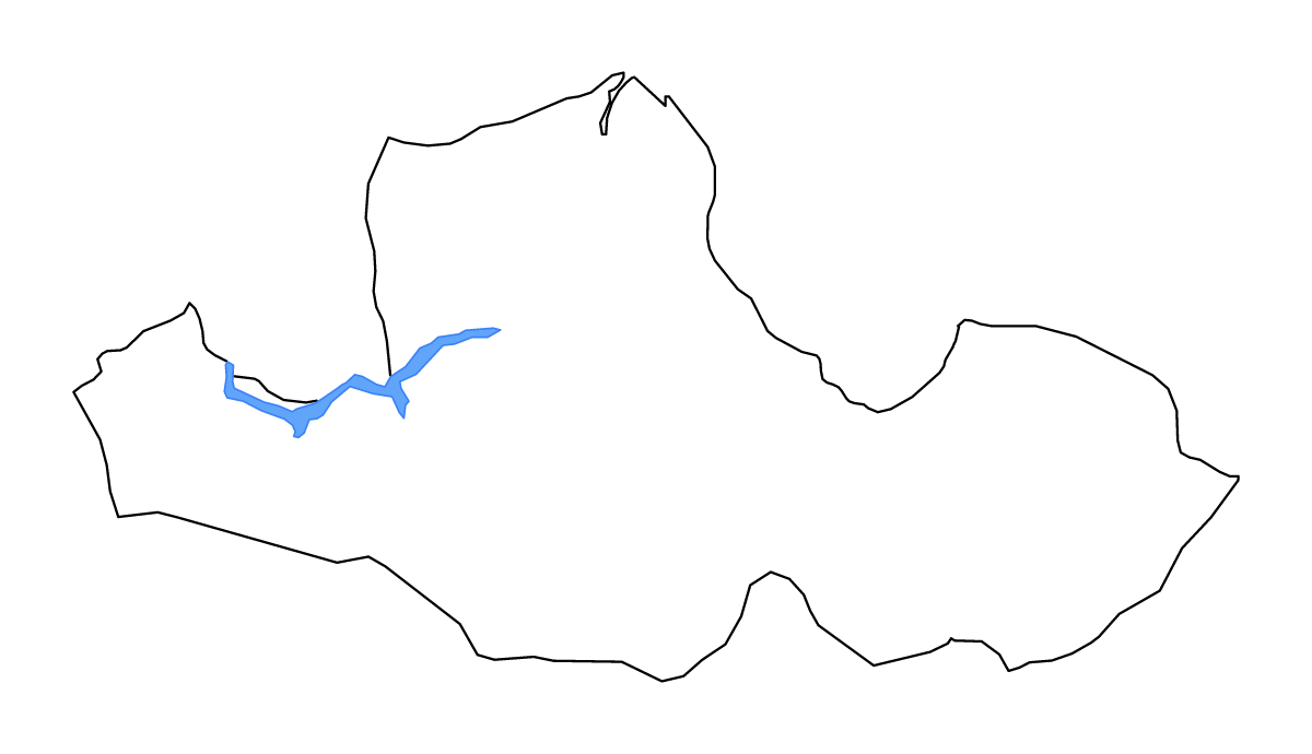 Carte de contour de Samsun, Turkey avec lacs et rivières.