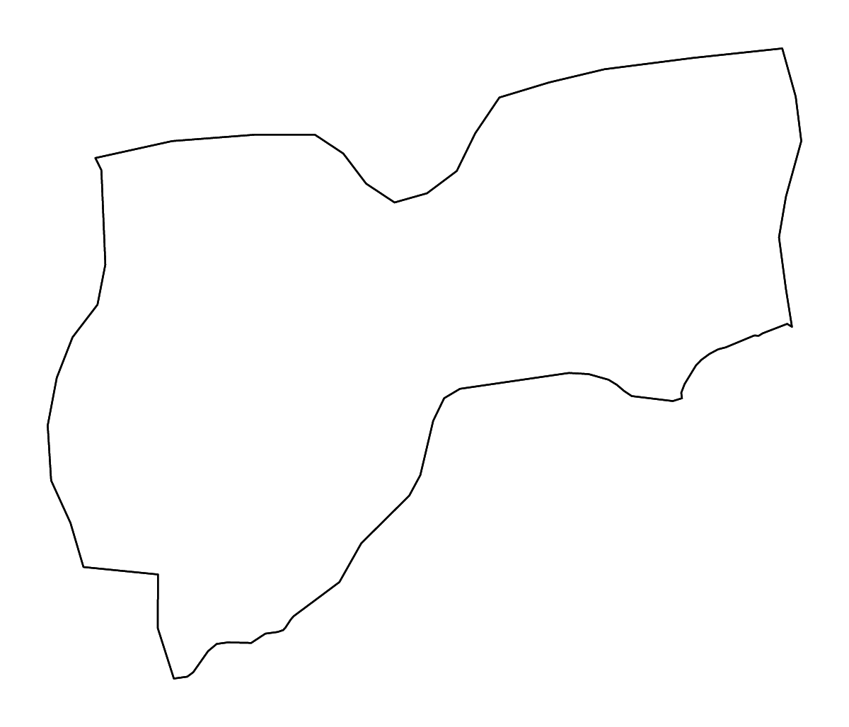 Carte de contour de Tekirdağ, Turkey avec rivières.