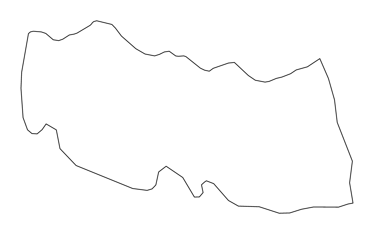 Mapa de contorno de Trabzon, Turkey.
