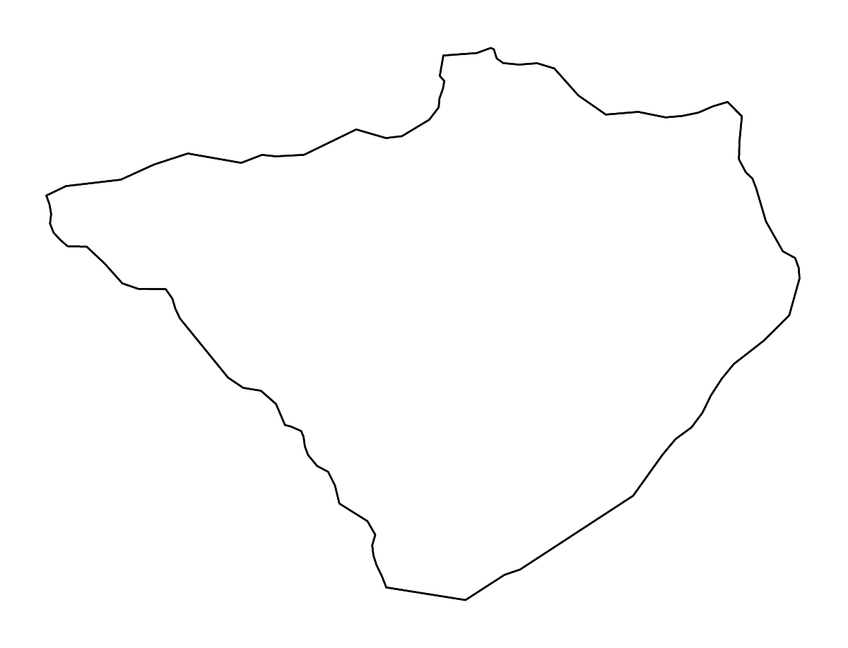 Carte de contour de Yozgat, Turkey avec rivières.