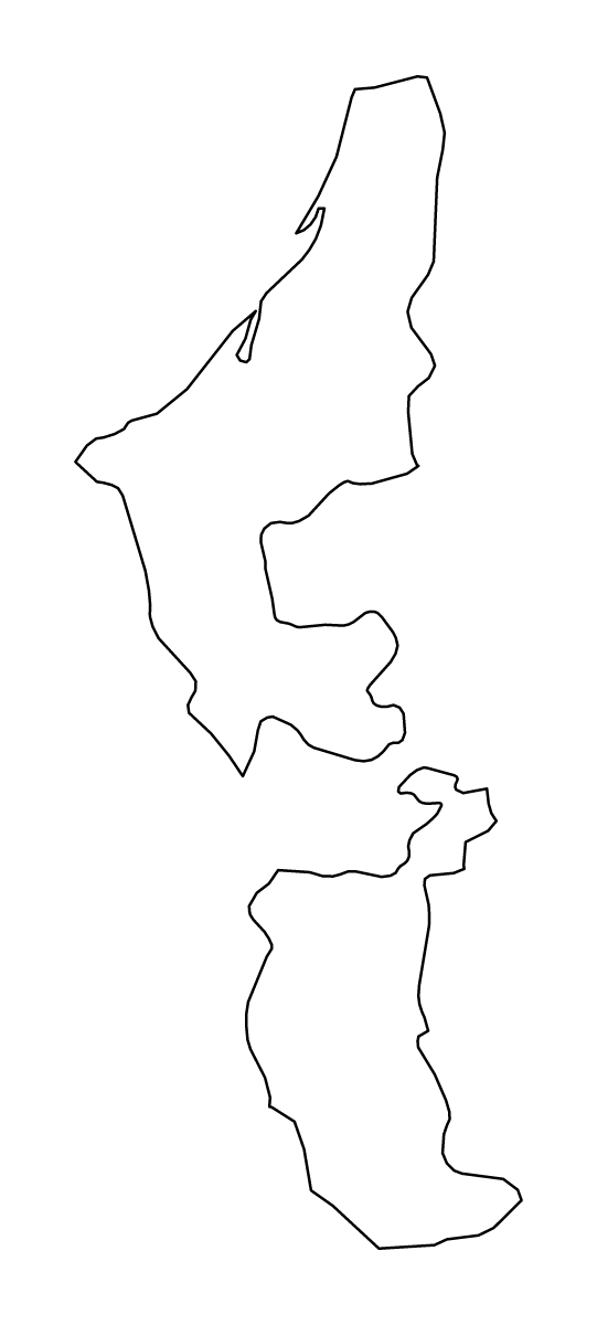 Mapa de contorno de Emirate of Ras Al Khaimah, United Arab Emirates.