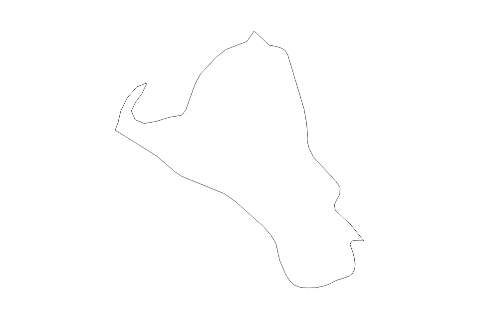Aperçu de la carte de contour de Emirate of Umm Al Quwain