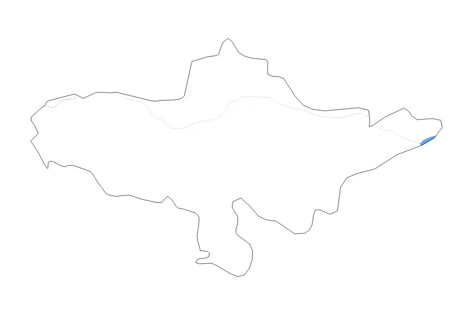 Vista previa del mapa de contorno de Andijan