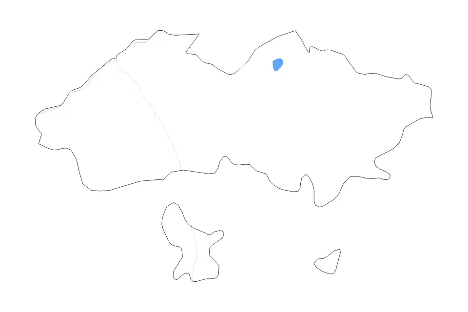 Mapa de Fergana, Uzbekistan de tipo contorno, lagos y ríos para Asia, con contorno, lagos y ríos con límites limpios.