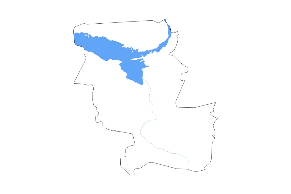 Carte de Jizzakh, Uzbekistan de type contour, lacs et rivières pour Asie, montrant contour, lacs et rivières avec des éléments hydrographiques comme Chardarinskoye Vodokhranilishche et Aydarko‘l Ko‘li.