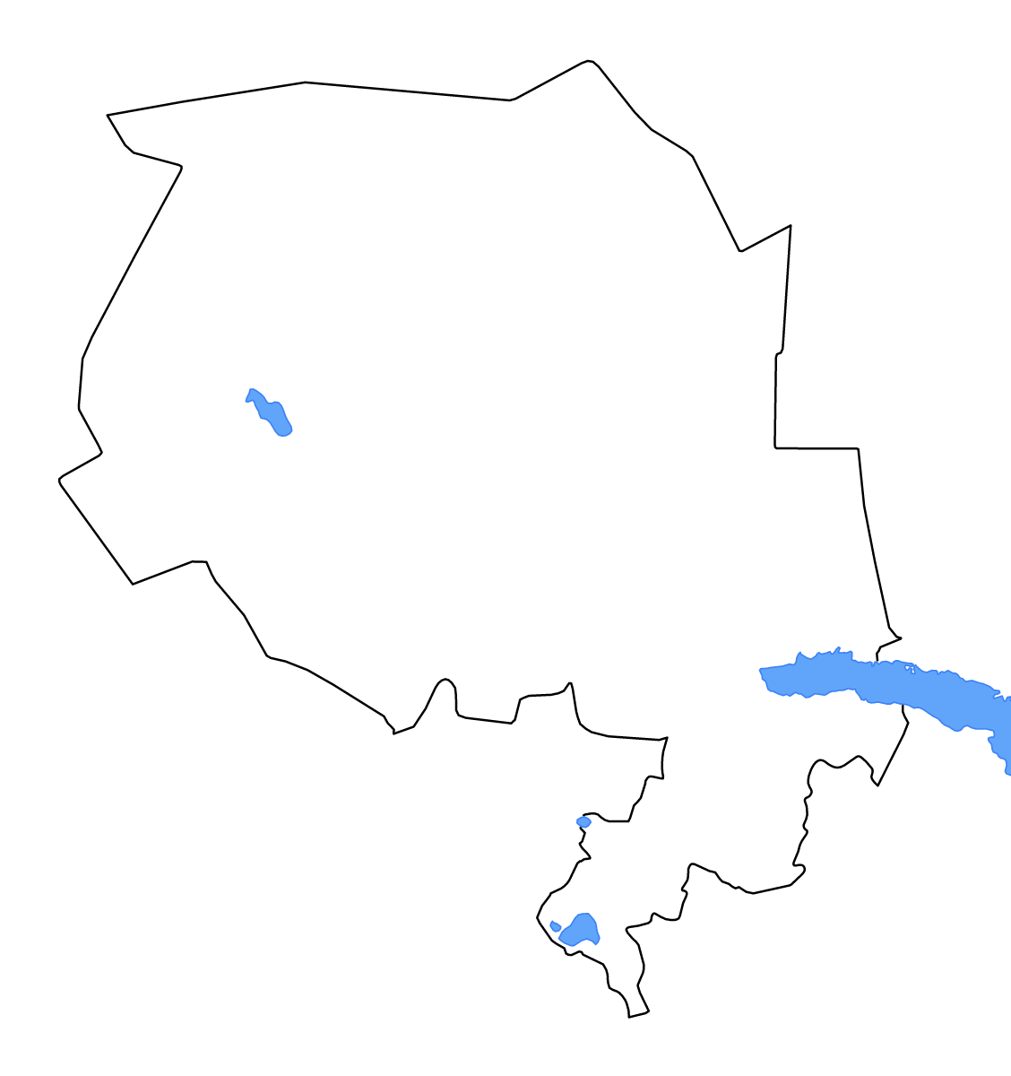 Carte de contour de Navoiy, Uzbekistan avec lacs et rivières.