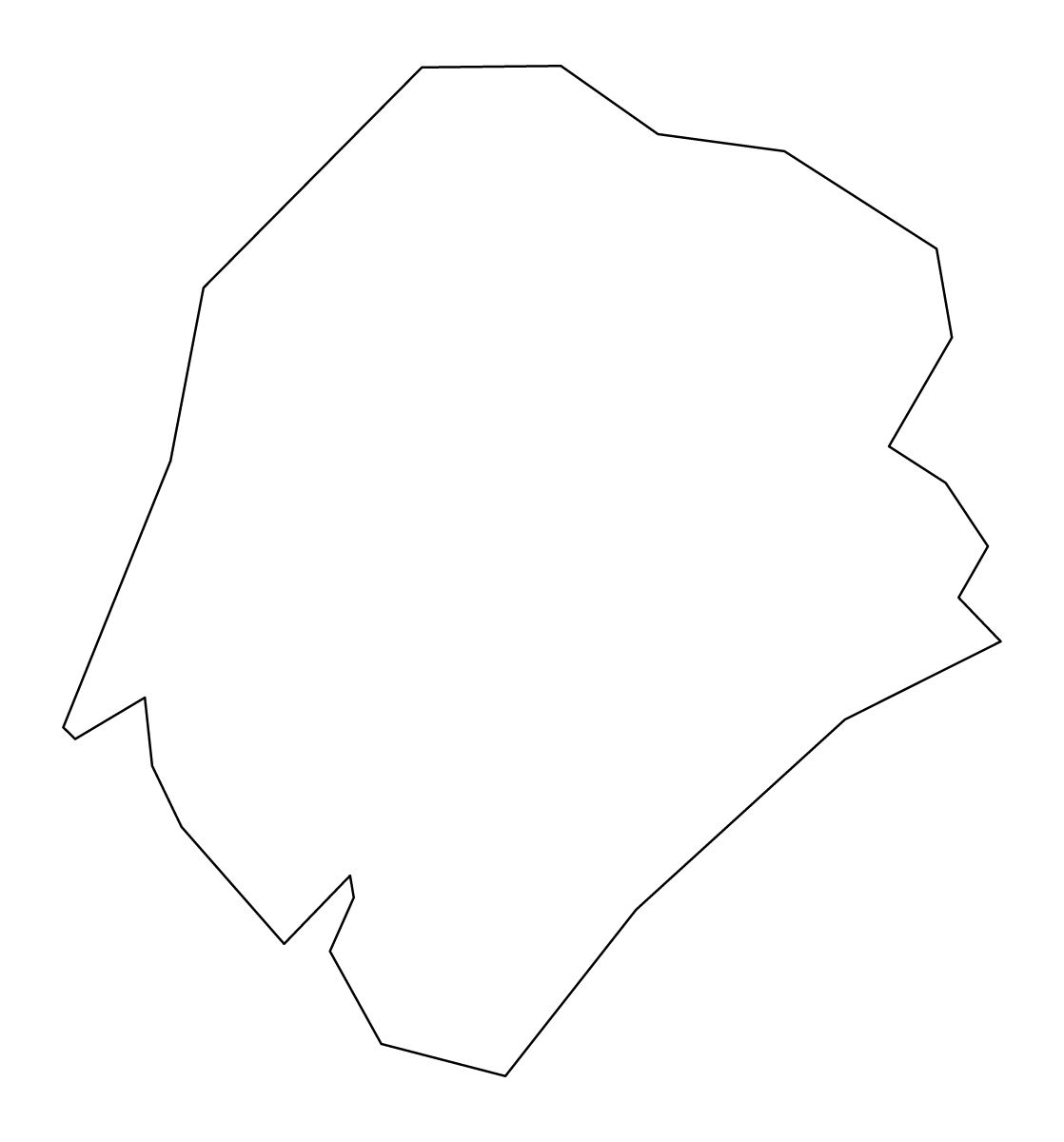 Carte de contour de Tashkent (région 4828), Uzbekistan.