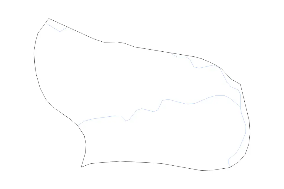 Bắc Ninh outline map preview