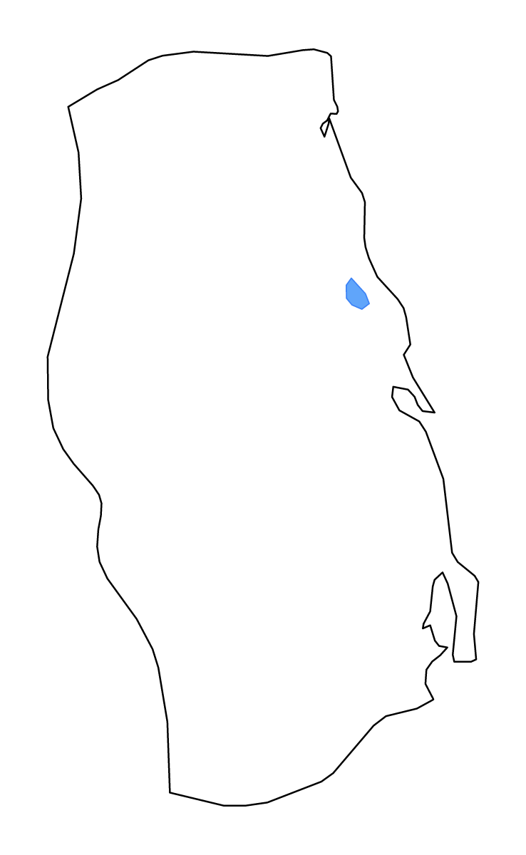 Carte de contour de Bình Định, Vietnam avec lacs.