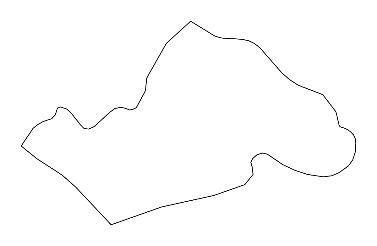 Mapa de contorno de Cần Thơ, Vietnam con ríos.
