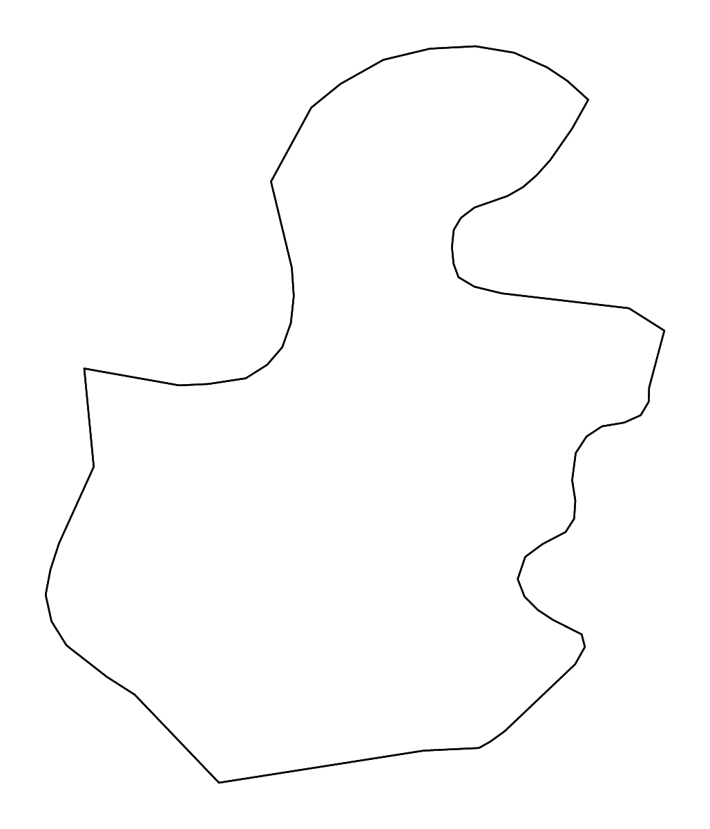 Outline map of Hải Dương, Vietnam with rivers.