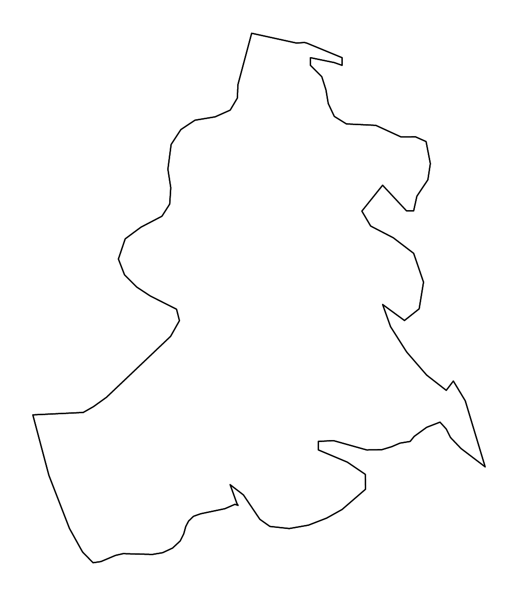 Outline map of Haiphong, Vietnam with rivers.