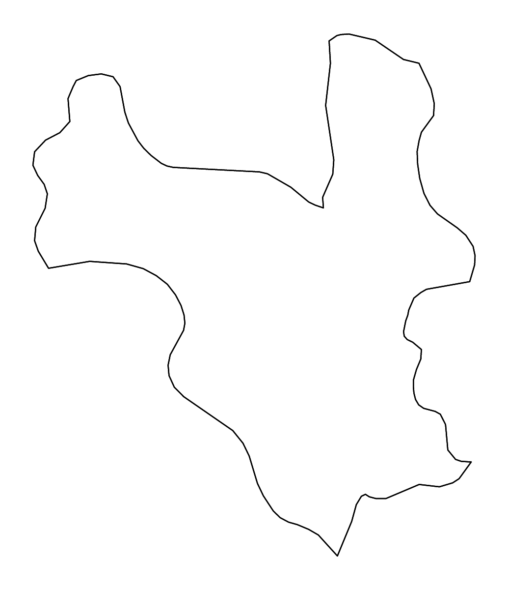 Carte de contour de Hanoi, Vietnam avec rivières.