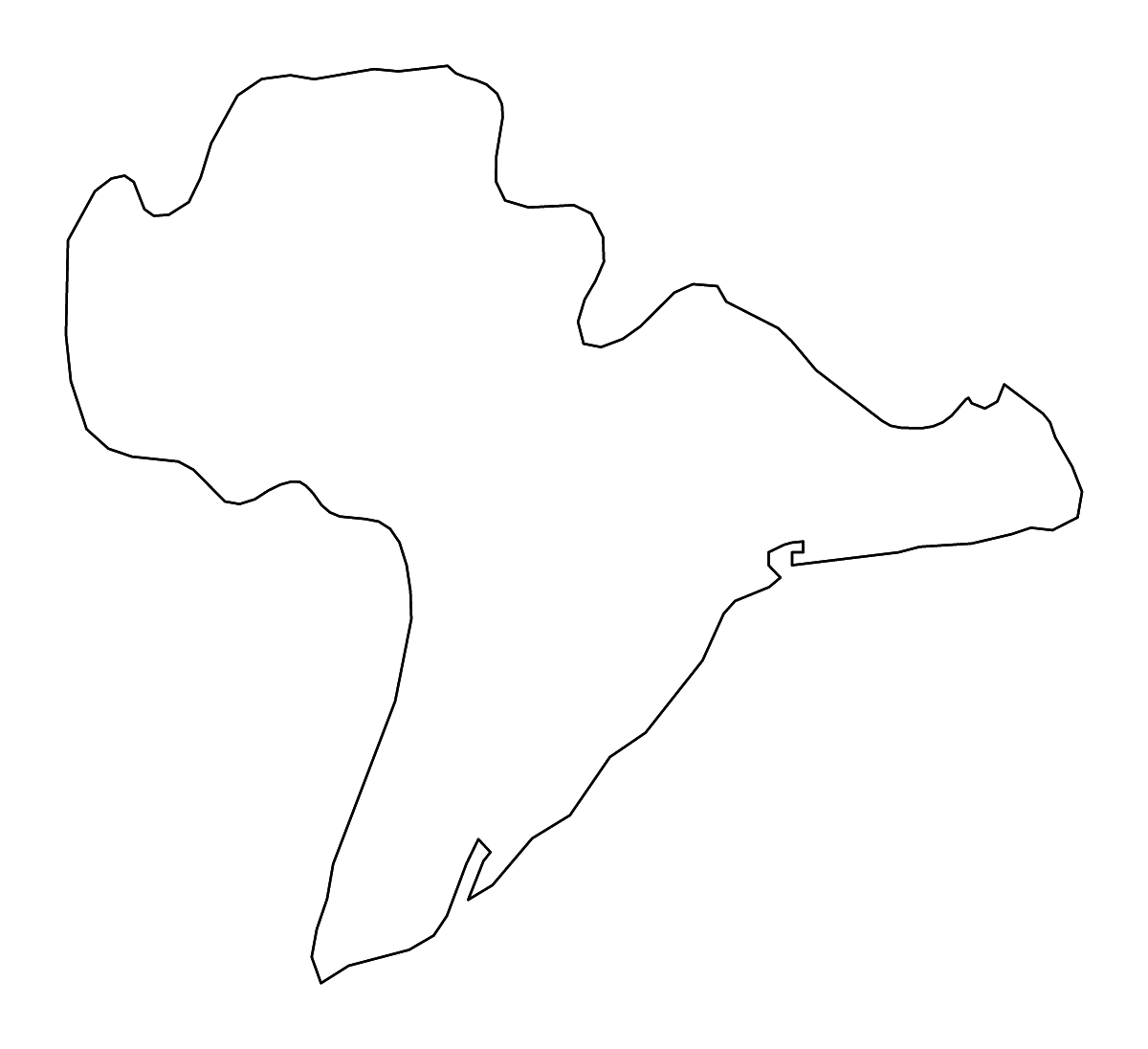 Carte de contour de Nam Định, Vietnam avec rivières.
