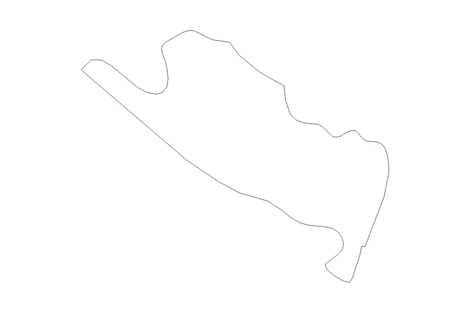 Carte de Ninh Bình, Vietnam de type contour pour Asie, montrant contour avec des limites nettes.