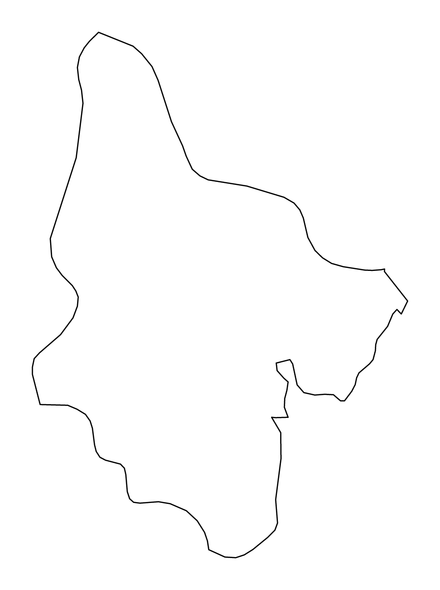 Carte de contour de Ninh Thuận, Vietnam.