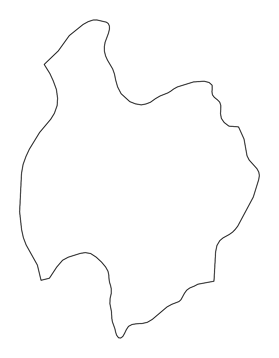 Mapa de contorno de Northeast Vietnam, Vietnam con ríos.