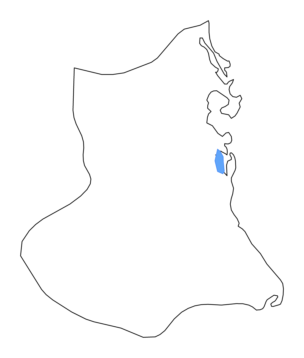 Carte de contour de Phú Yên, Vietnam avec lacs et rivières.