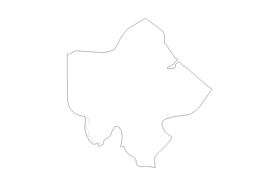 Mapa de Quảng Trị, Vietnam de tipo contorno y ríos para Asia, con contorno y ríos con límites limpios.