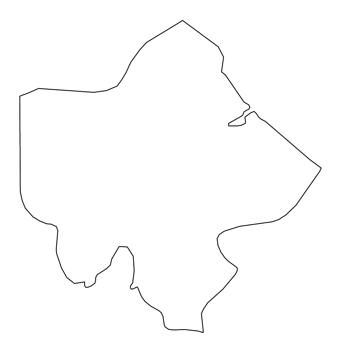 Carte de contour de Quảng Trị, Vietnam avec rivières.