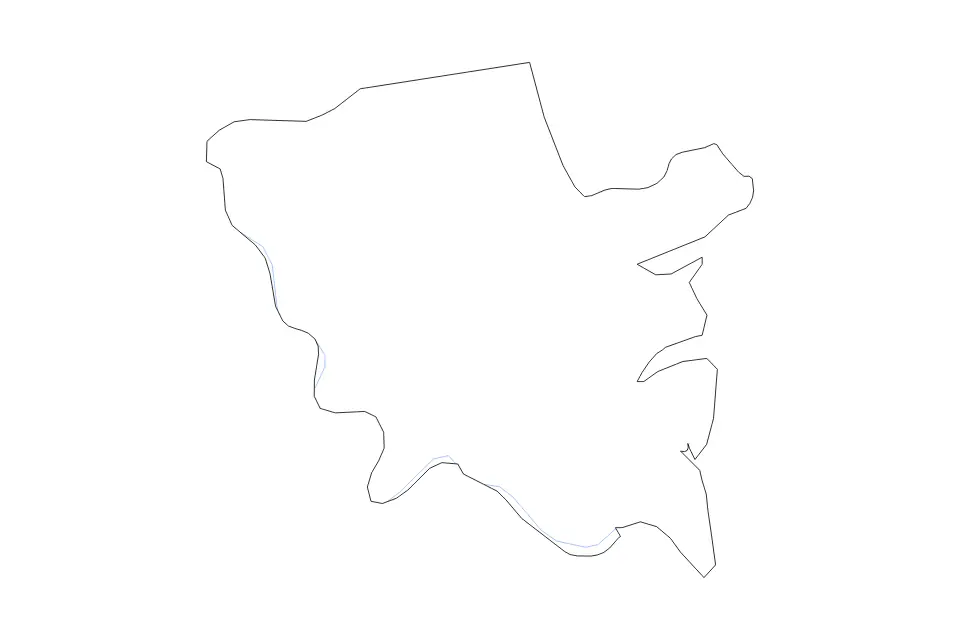 Mapa de Thái Bình, Vietnam de tipo contorno y ríos para Asia, con contorno y ríos con límites limpios.
