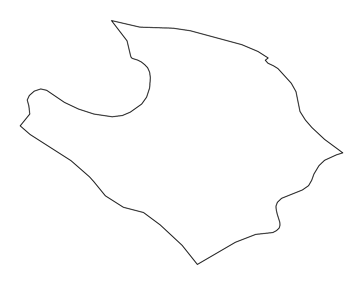 Carte de contour de Vĩnh Long, Vietnam avec rivières.