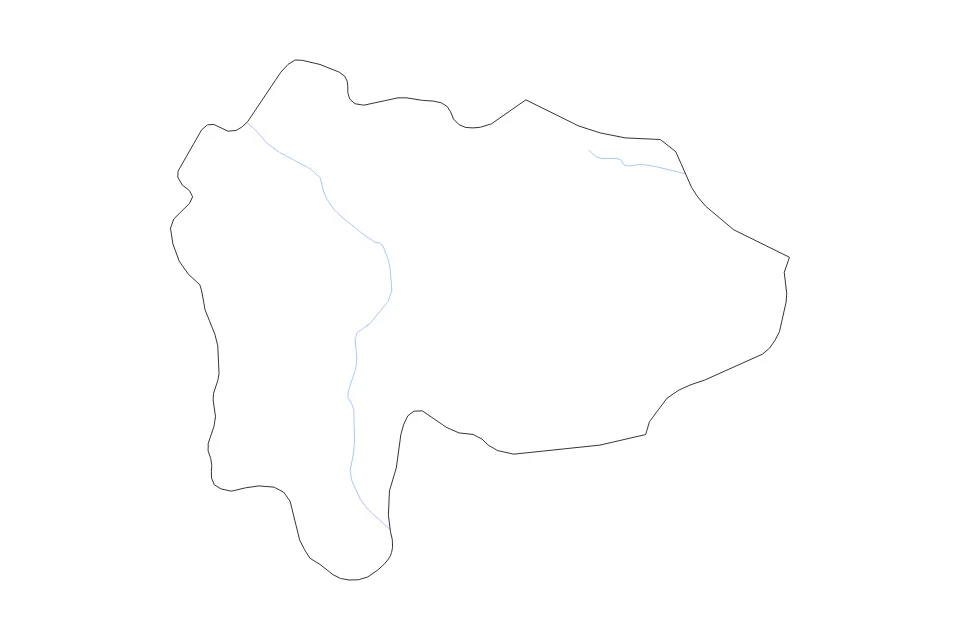 Aperçu de la carte de contour de Yamanashi