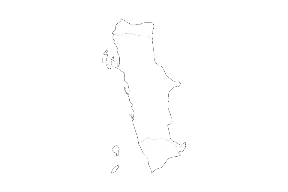 Al Hudaydah outline map preview