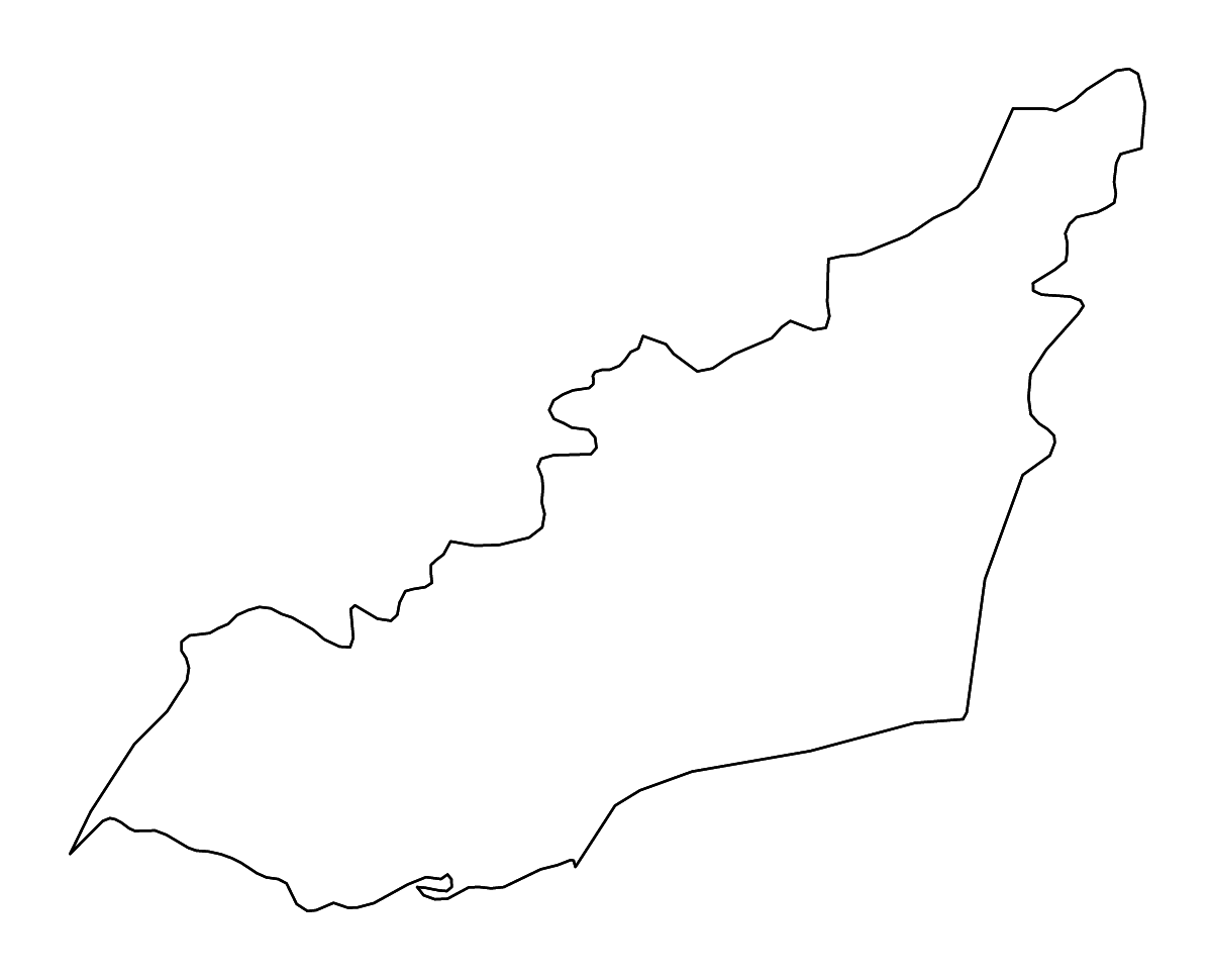 Carte de contour de Lahij, Yemen avec rivières.