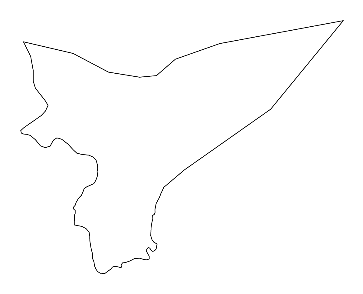 Carte de contour de Ma'rib, Yemen.