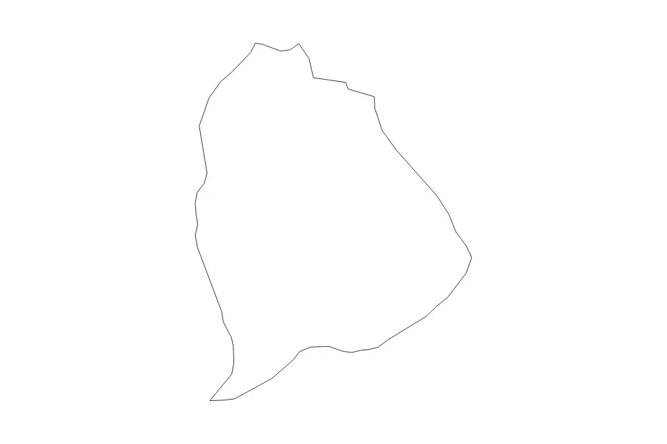 Mapa de Raymah, Yemen de tipo contorno para Asia, con contorno con límites limpios.