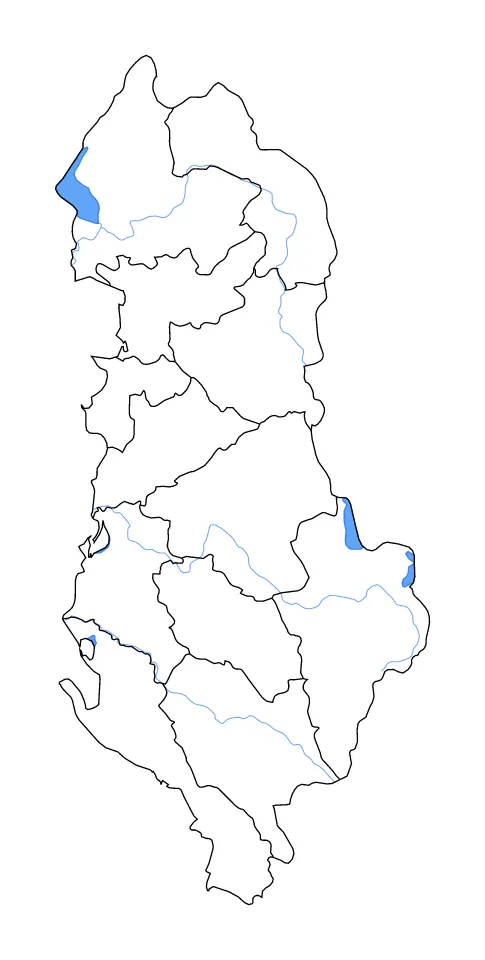 Albania outline map preview