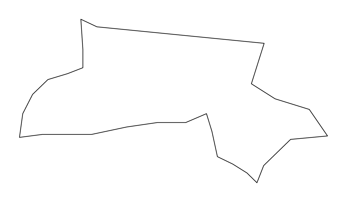Mapa de contorno de Canillo, Andorra.