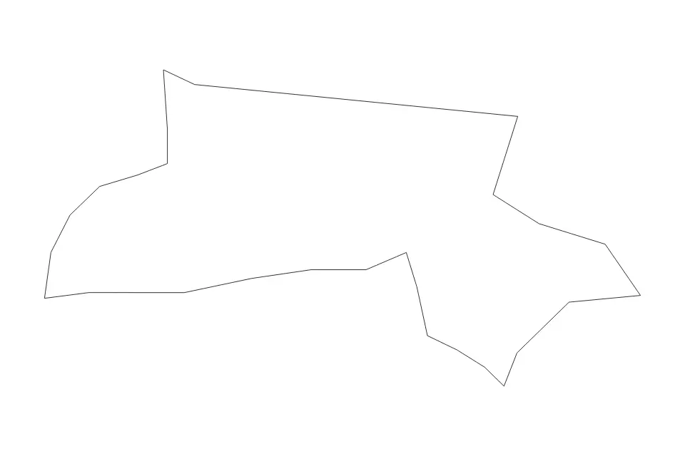 Outline map of Canillo Administrative Area, Andorra with subdivision borders.