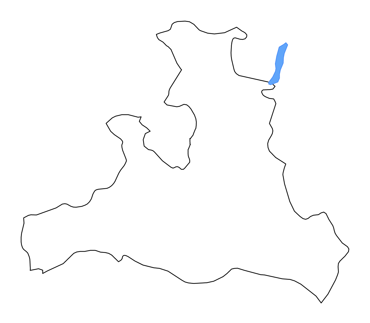 Mapa de contorno de Salzburg, Austria con lagos y ríos.