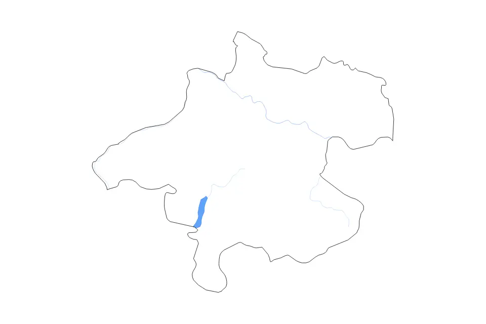 Carte de Upper Austria, Austria de type contour, lacs et rivières pour Europe, montrant contour, lacs et rivières avec des éléments hydrographiques comme Attersee.