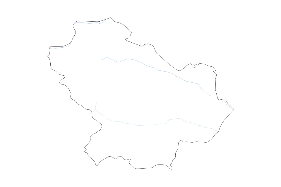 Aperçu de la carte de contour de Basilicata