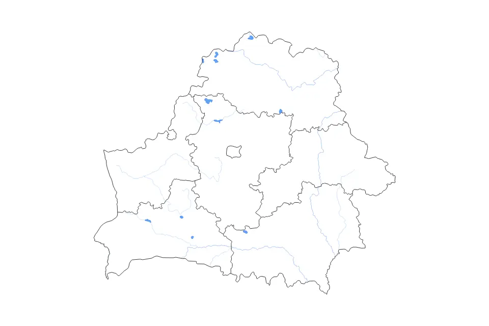 Vista previa del mapa de contorno de Belarus