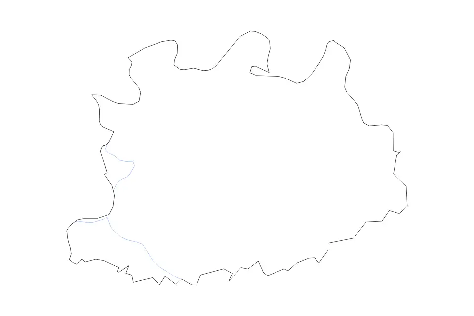 Vista previa del mapa de contorno de Antwerp