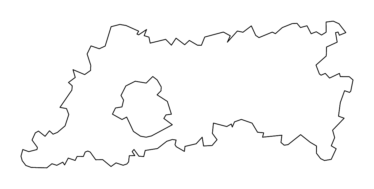 Outline map of Flemish Brabant, Belgium with rivers.