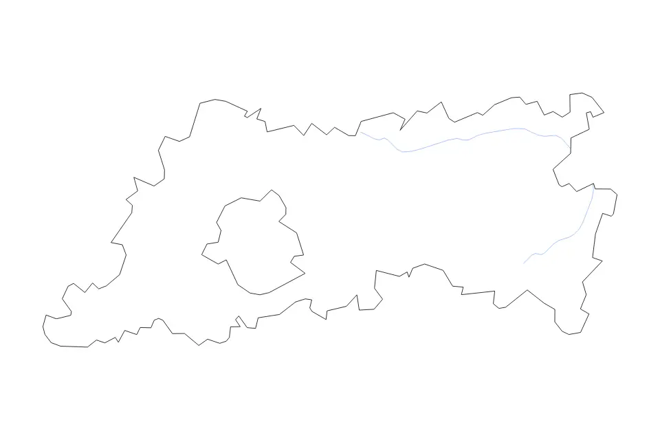 Aperçu de la carte de contour de Flemish Brabant