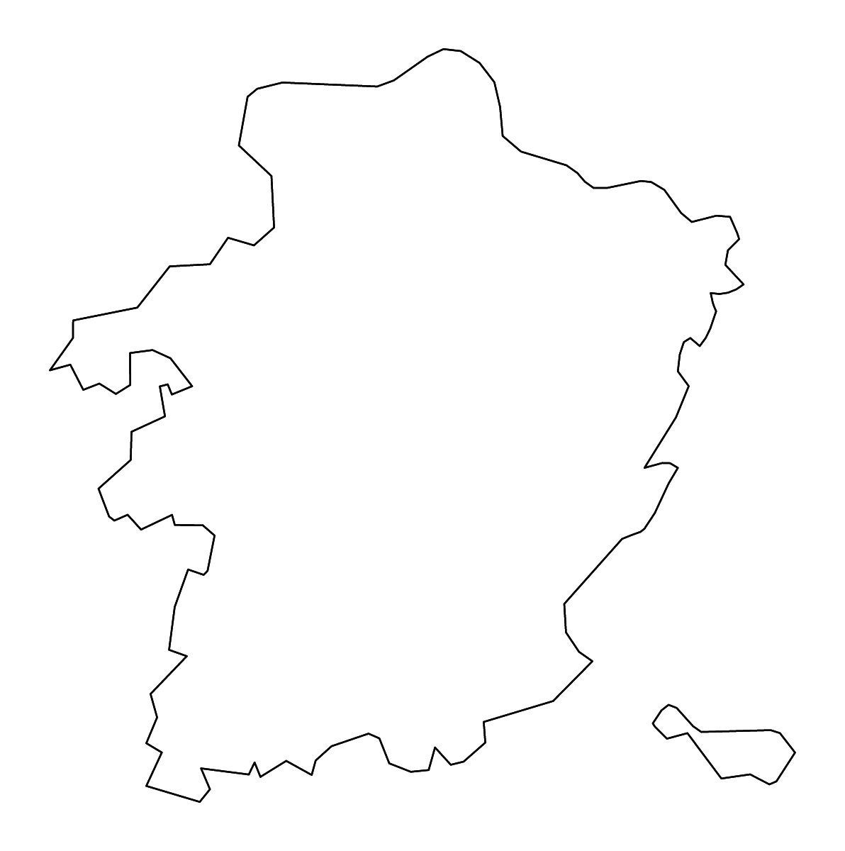 Carte de contour de Limburg, Belgium avec rivières.