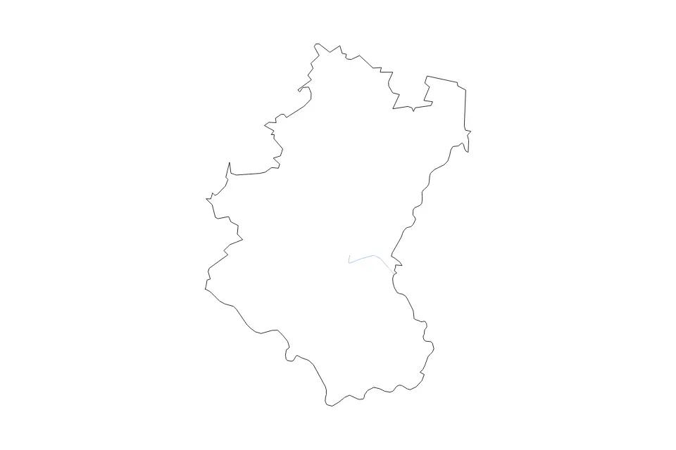 Mapa de Luxembourg, Belgium de tipo contorno y ríos para Europa, con contorno y ríos con límites limpios.
