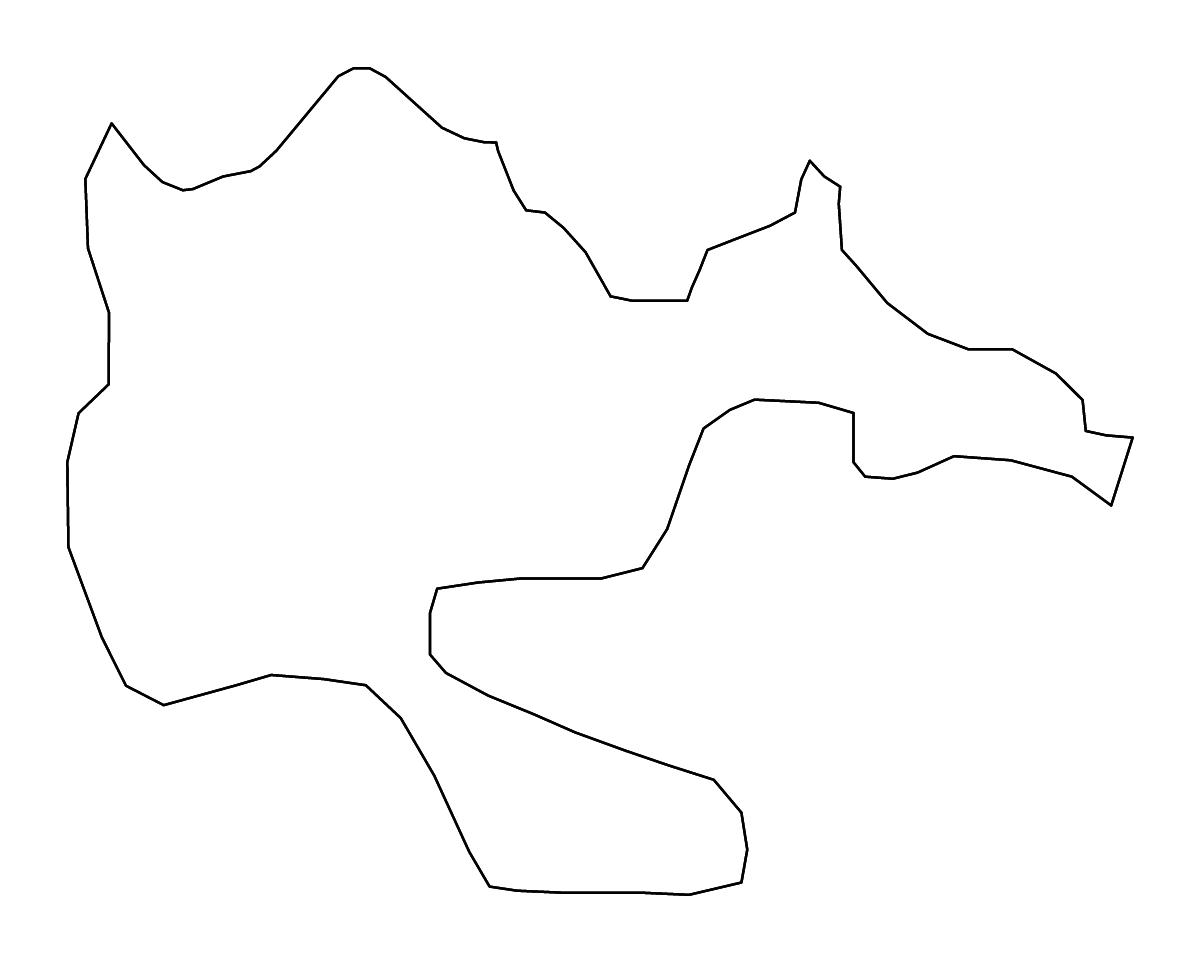 Mapa de contorno de Doboj, Bosnia and Herzegovina con ríos.