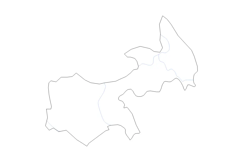 Aperçu de la carte de contour de Foča