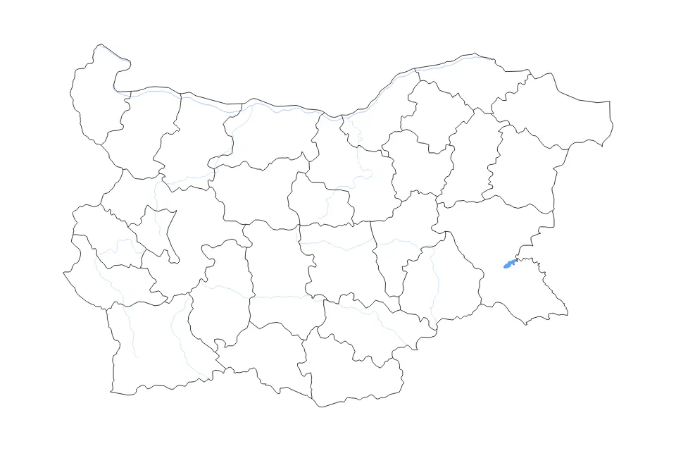 Bulgaria outline map preview