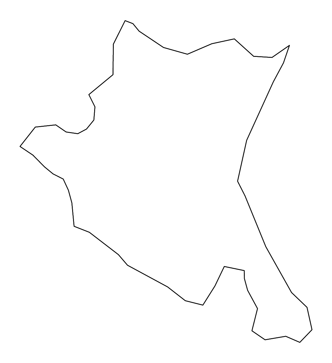 Carte de contour de Sofia (province 2243), Bulgaria avec rivières.
