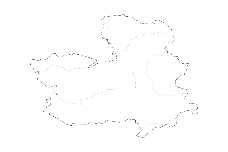 Aperçu de la carte de contour de Castilla La Mancha