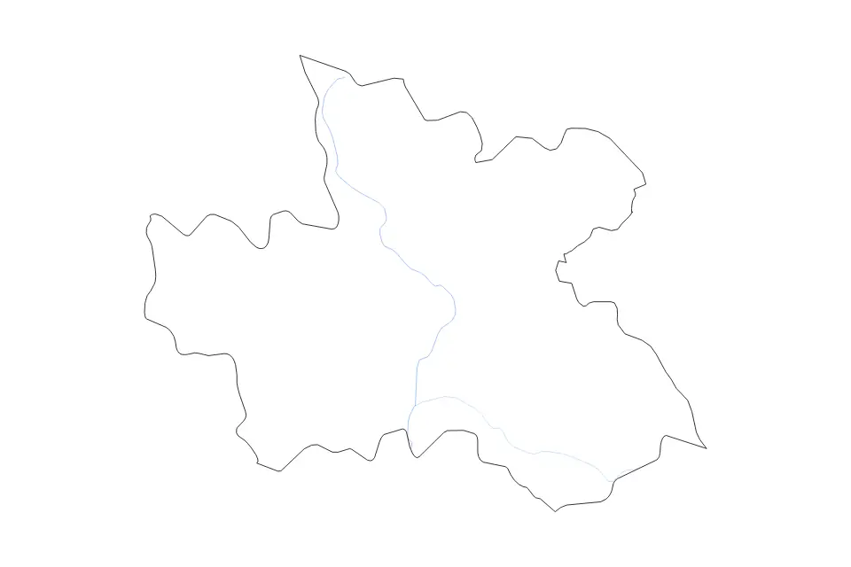 Aperçu de la carte de contour de Hradec Králové