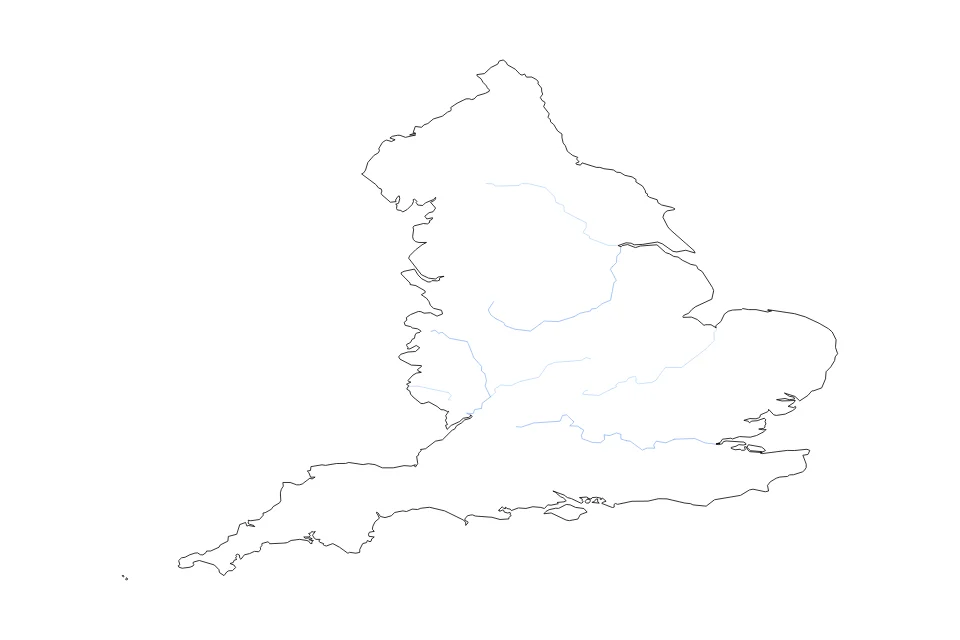 Aperçu de la carte de contour de England